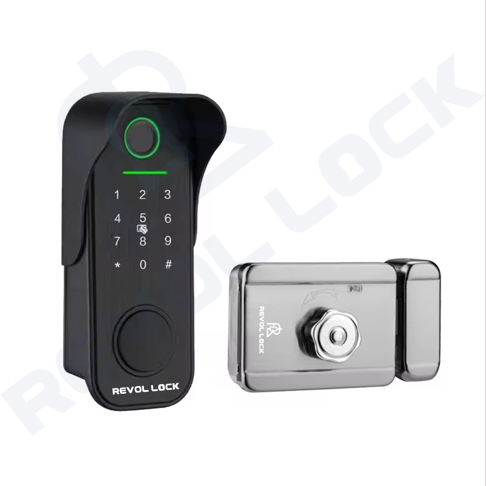 Khóa vân tay dùng pin một chiều loại núm vặn RV-FB05